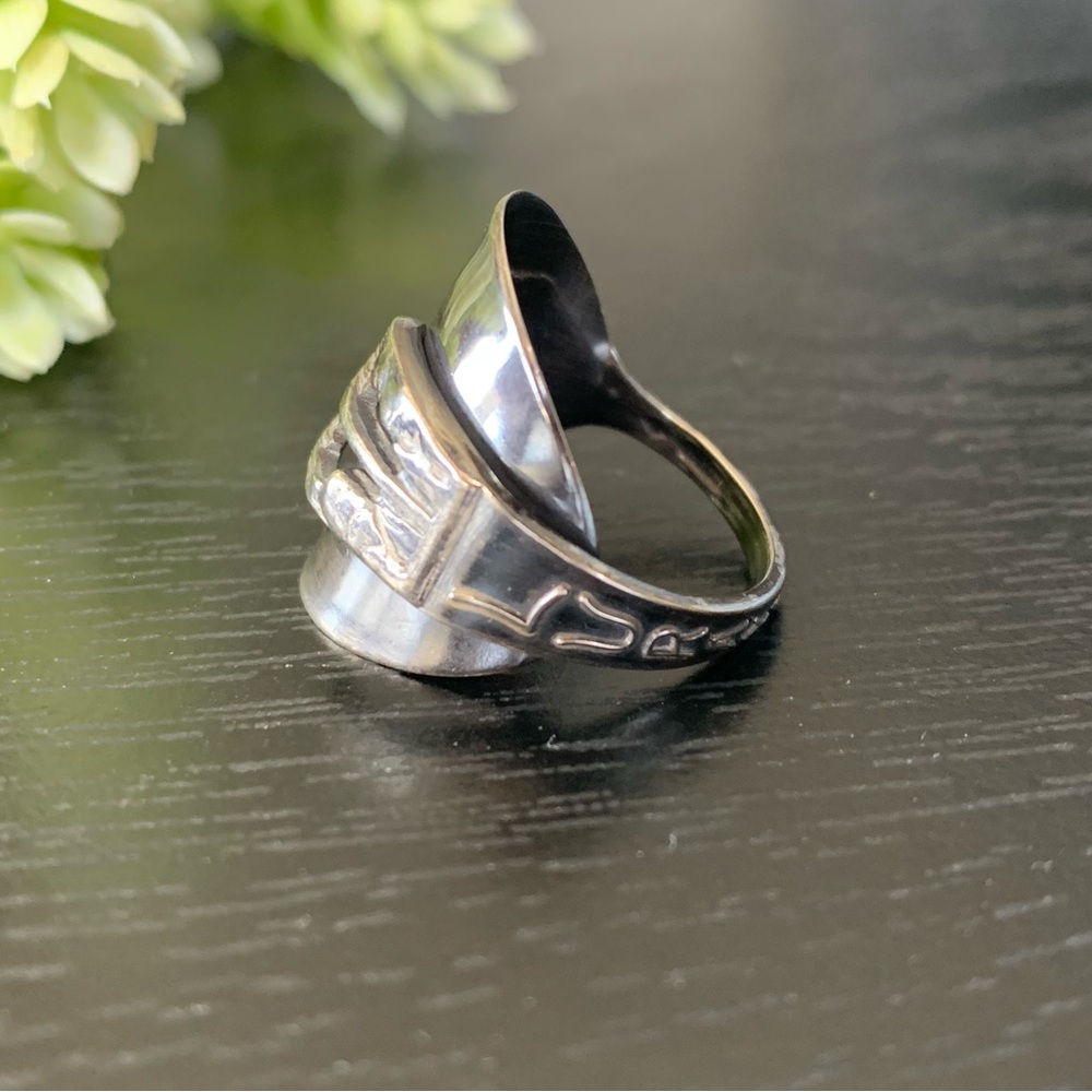 Vintage Sterling Spoon Ring Luray Caverns VA
